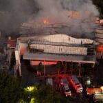 Vagabundo provocó incendio en la Gran Bodega de Amalucan.