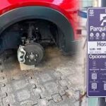 Llueven multas en zona parquímetros pero siguen imparables robos de autopartes.